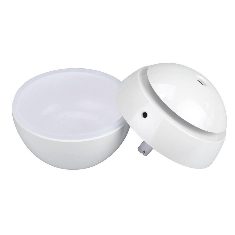 Milano Ultrasonic USB Diffuser with 10 Aroma Oils Humidifier LED Light 130ml - White - ZenDiffusers.com.au