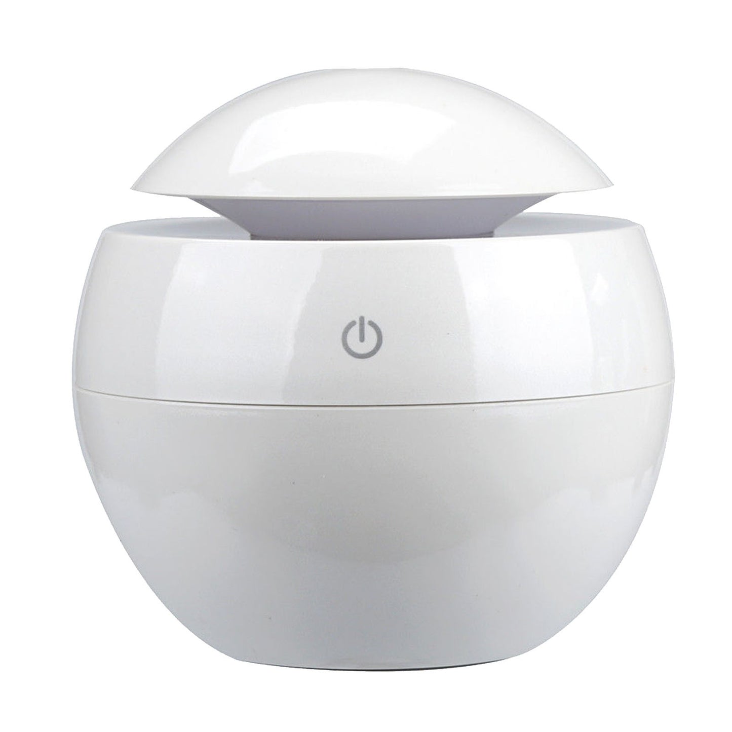 Milano Ultrasonic USB Diffuser with 10 Aroma Oils Humidifier LED Light 130ml - White - ZenDiffusers.com.au