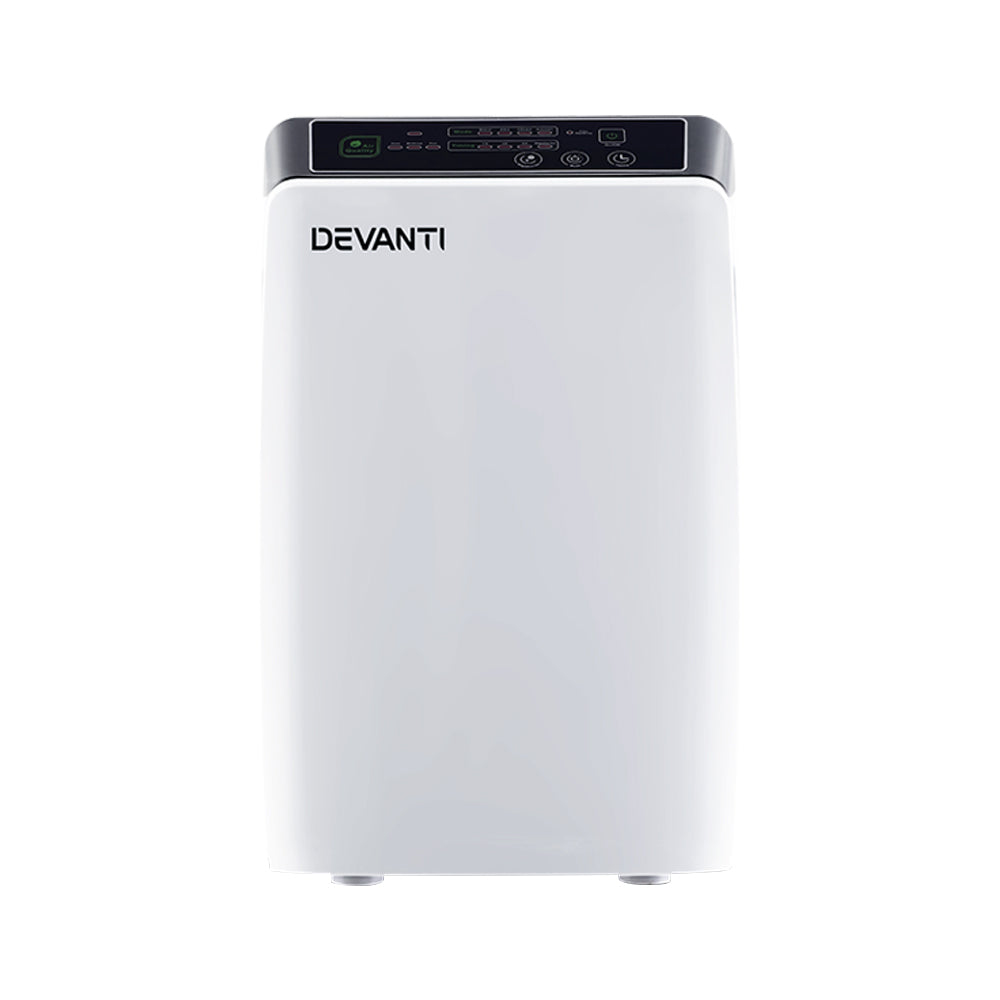 Devanti Air Purifier Home Purifiers HEPA Filter Odour Virus Smoke PM2.5 Remover - ZenDiffusers.com.au