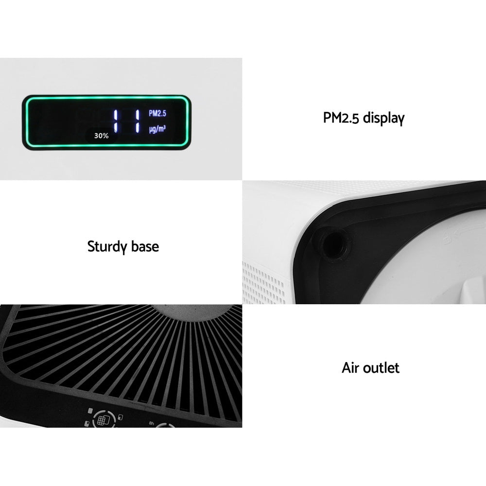 Devanti Air Purifier Home Purifiers HEPA Filter - ZenDiffusers.com.au