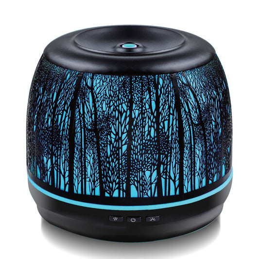 activiva 500ml Metal Essential Oil Aroma Diffuser-Black