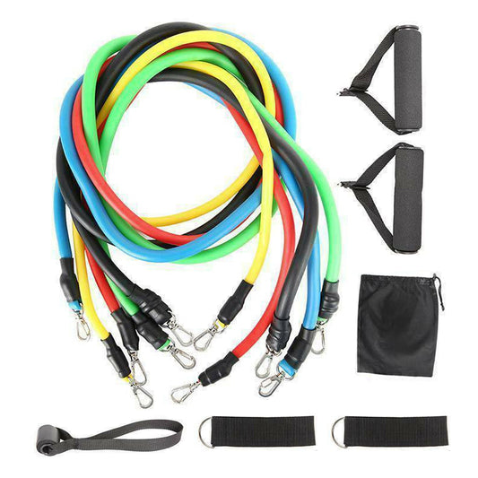 11Pcs/Set Pull Rope Belt Elastic Home Gym Fitness Exercise Resistance Band - Picture 1 of 8